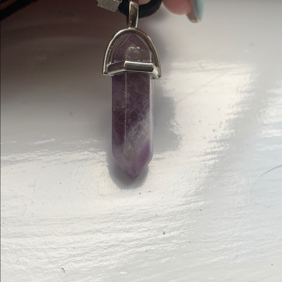 Jewelry - Purple crystal necklace